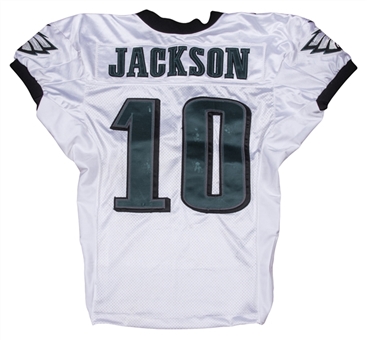 2013 DeSean Jackson Game Used & Photo Matched Philadelphia Eagles Road Jersey Used on 10/6/2013 (NFL/PSA/DNA)